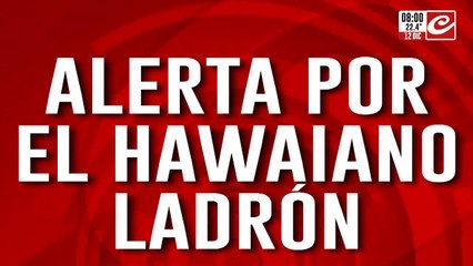 Alerta por el hawaiano ladrón: usa camisas floreadas y se encarga de robar a los comerciantes