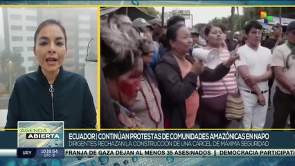 Ecuatorianos protestan contra la construcción de una mega cárcel