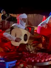 Musicien algerien au Sahara