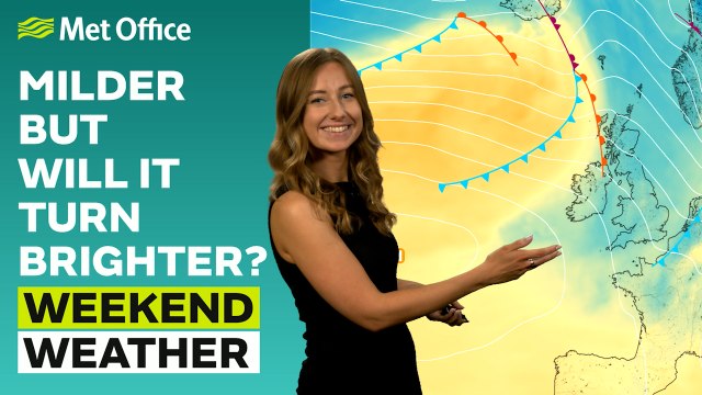 Weekend weather 12/12/2024 – Turning milder into Sunday – Met Office weather forecast UK