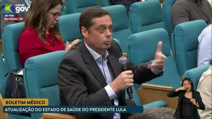 Médico diz que procedimento em Lula "foi um sucesso" e que presidente receberá alta nos próximos dias