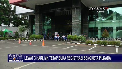 Lewat 3 Hari, Mengapa MK Tetap Buka Registrasi Sengketa Pilkada Serentak 2024?