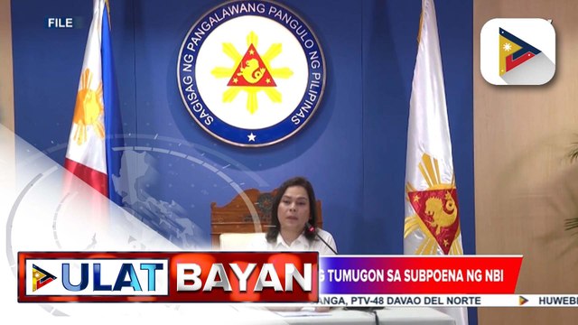 NBI, tiniyak na handa pa ring tanggapin, sakaling maghain ng counter affidavit si VP Sara Duterte