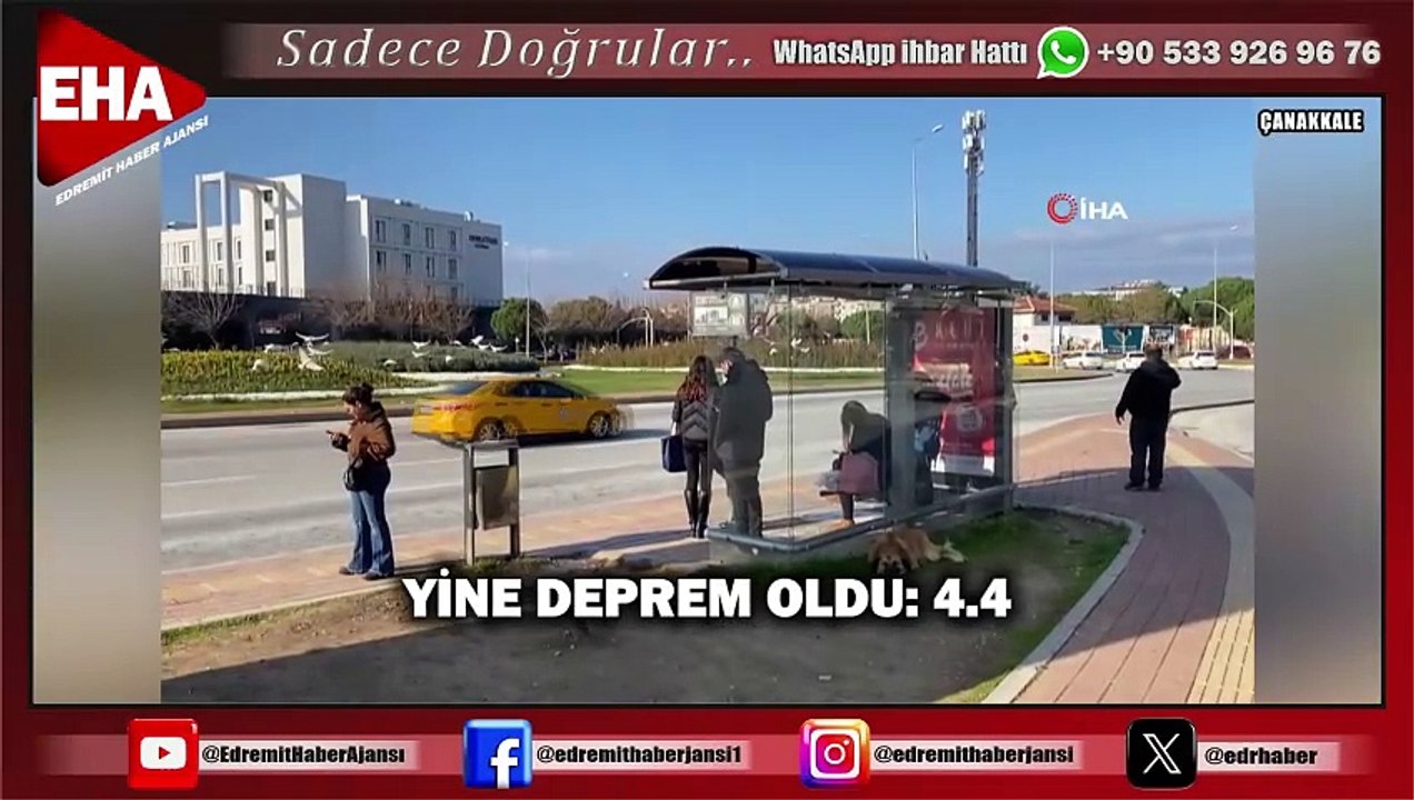 4.4’LÜK DEPREM KORKUTTU