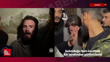 Suriye'de kaybolan ABD vatandaşı Timmerman, AA tarafından görüntülendi