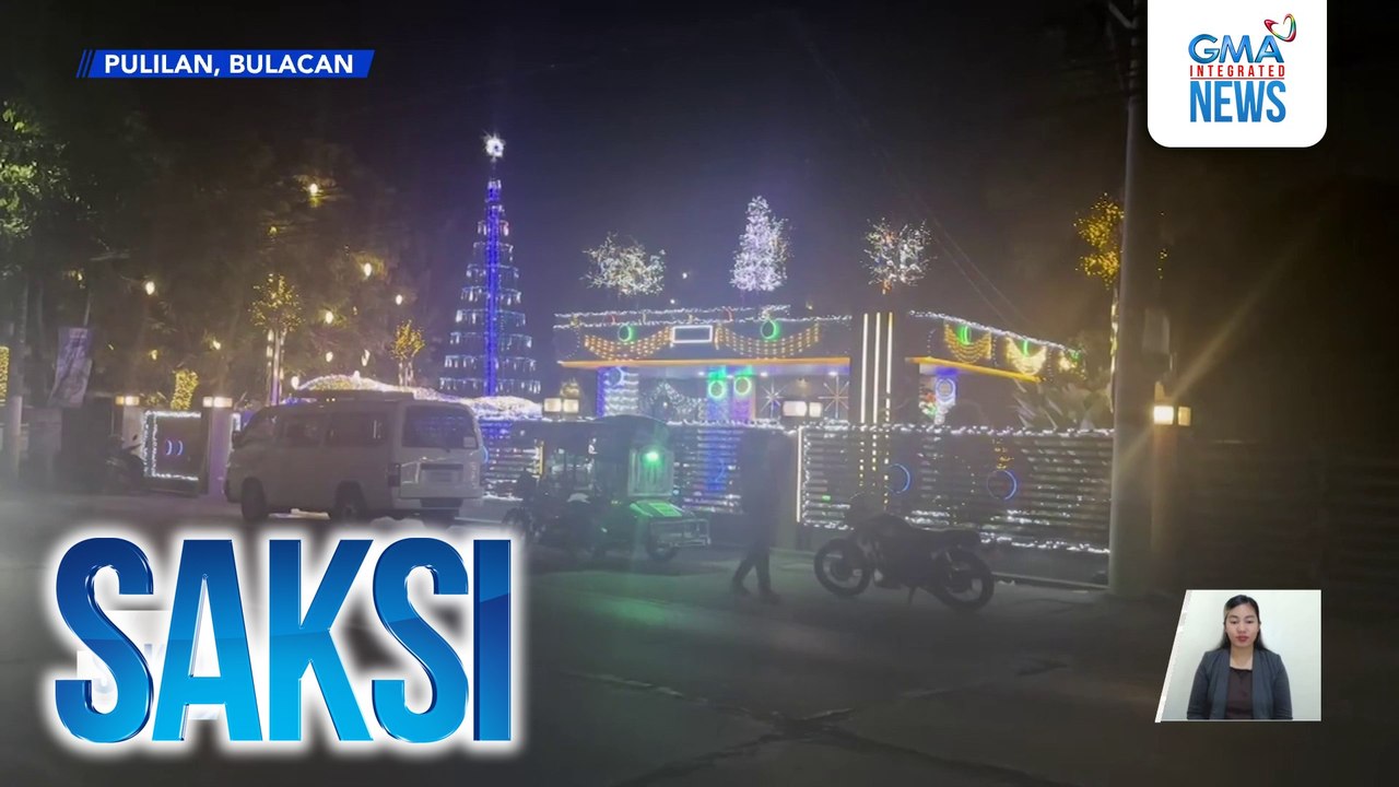 Bahay na tadtad ng christmas lights, patok na pasyalan sa Pulilan, Bulacan | Saksi