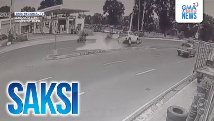 Sasakyan, tumaob matapos sumalpok sa poste; driver, sugatan | Saksi