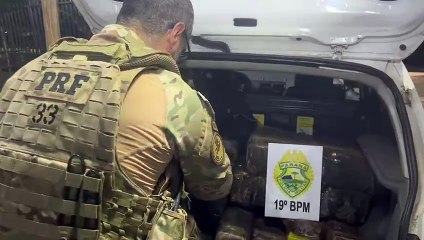 Polícia Rodoviária Federal e Militar apreendem 341 kg de maconha em Toledo