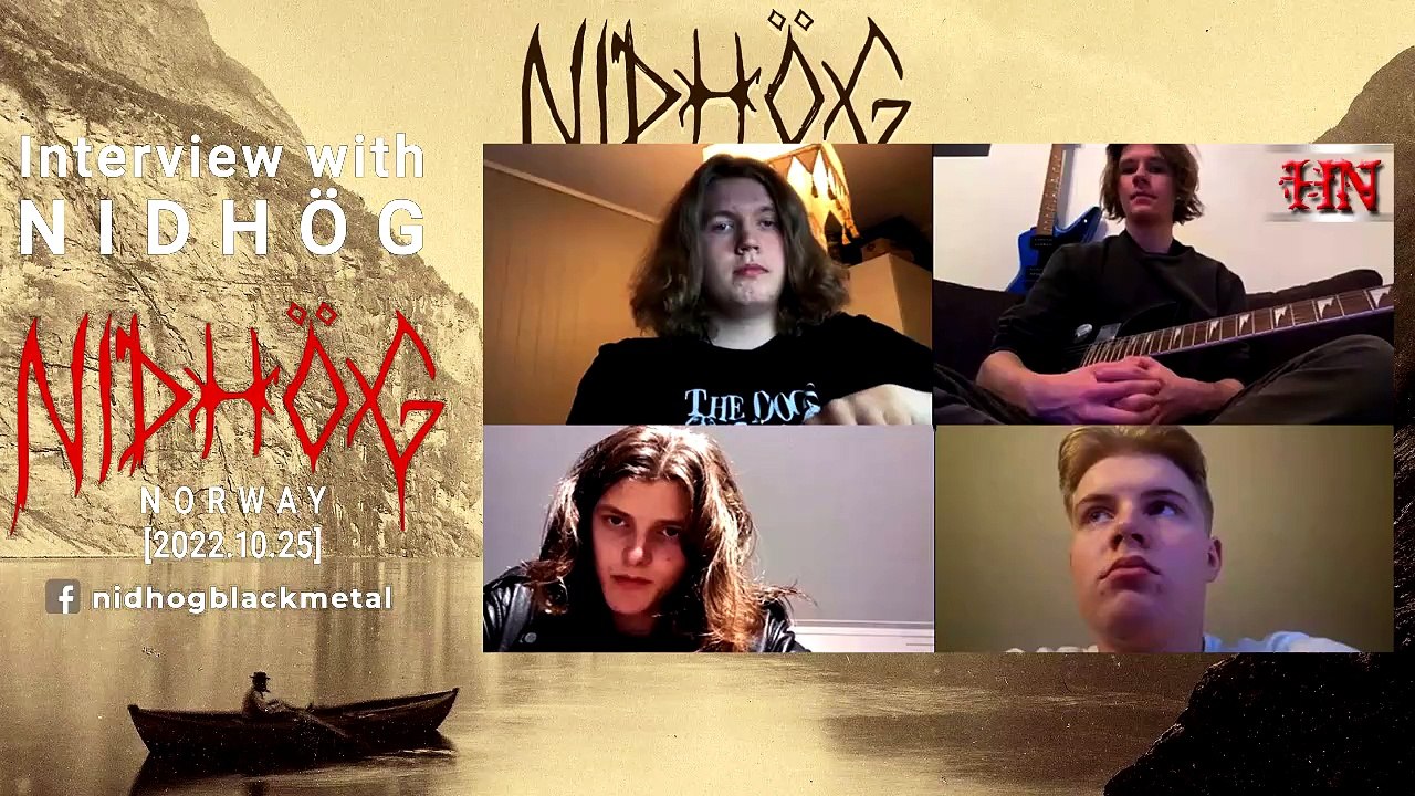 🔴 Interview with NIDHÖG #BlackMetal band from #Norway [2022.10.25] BLACK METAL @whisperingvoicerecords