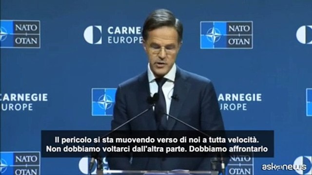 Rutte (Nato): ci vuole una mentalit? da tempo di guerra