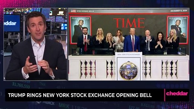Trump Rings New York Stock Exchange Opening Bell