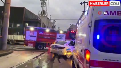 Gebze'de Plastik Malzeme İmalathanesinde Yangın Çıktı