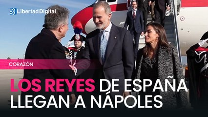 Los reyes de España llegan a Nápoles