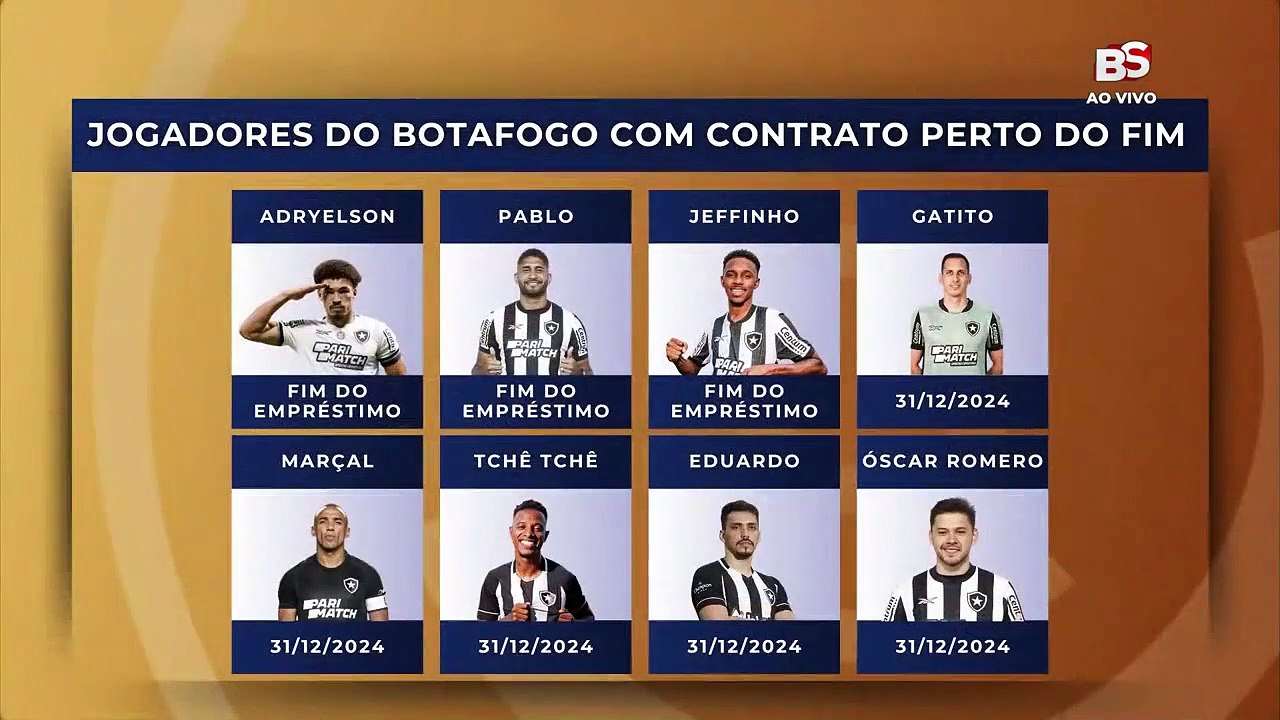 DESMANCHE NO BOTAFOGO: VEJA OS ATLETAS QUE ESTÃO DE SAÍDA DO CLUBE | PRIMEIRO TEMPO