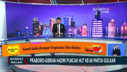 Hadir di HUT Golkar, Prabowo: Saya Menghargai PDI-P di Luar Koalisi