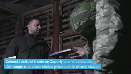 GUERRA UCRANIA | Zelenski visita el frente