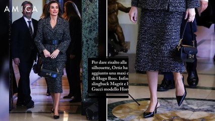Letizia di Spagna: finalmente i due look omaggio all'Italia