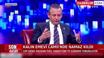 Özgür Özel'den anlaşılmayan Emevi Cami sözleri: Bu namaz o namaz değil