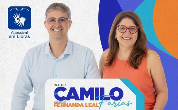 Reitor e vice-reitora eleitos na UFCG prometem gestão popular, coletiva e próxima dos campi