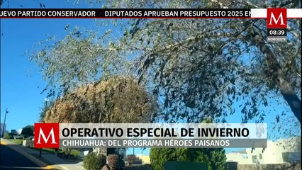 Arranca operativo especial de invierno en Chihuahua ante regreso de paisanos