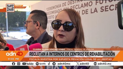Grupos criminales reclutan a internos de centros de rehabilitación en Sinaloa
