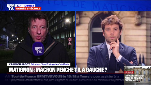 Matignon: Il faut stabiliser le gouvernement de ce pays , alerte Yannick Jadot, sénateur Les Écologistes de Paris