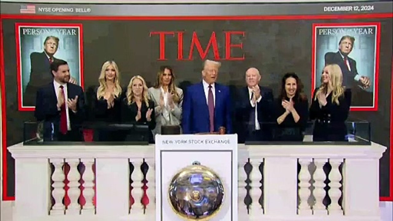 Donald Trump abre pregão da bolsa de Nova York e promete 'boom' econômico