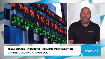 Tesla Shares Hit Record High Amid Post-Election Optimism, Closing At Over $420