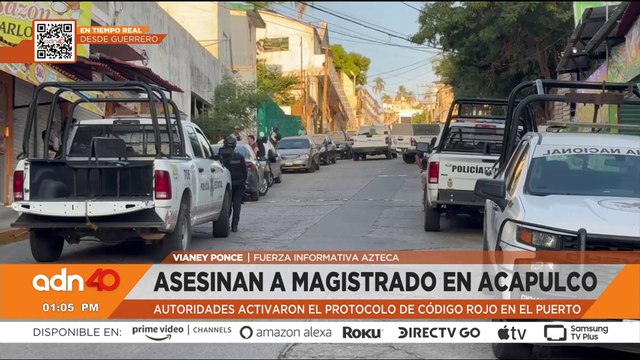 Asesinan al magistrado Edmundo Román Pinzón en Acapulco; autoridades activaron código rojo