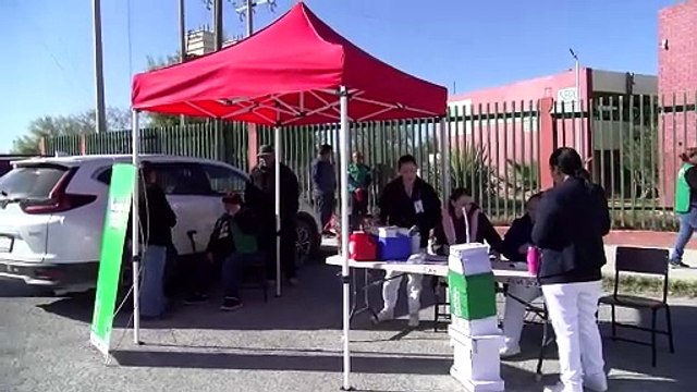 Realizan jornada de vacunación contra la influenza en Castaños