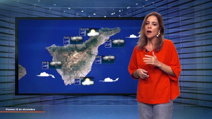 La previsión del tiempo en Canarias para el 13 de diciembre de 2024, en Atlántico Televisión.