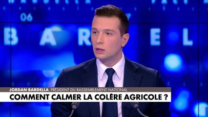 Jordan Bardella : «Je défends une grande loi "Mangeons français"»