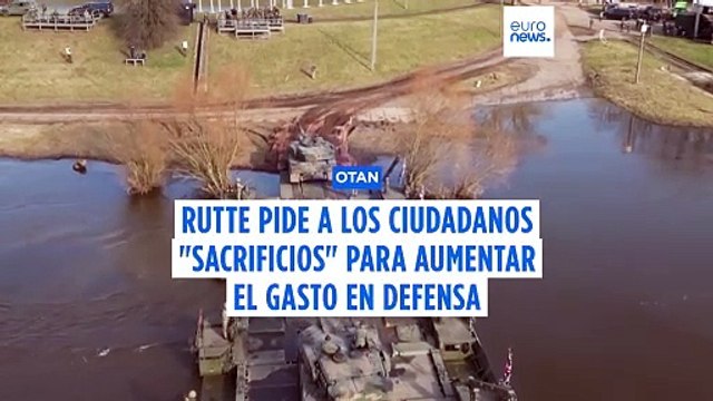 Rutte pide a los ciudadanos europeos sacrificios para aumentar el gasto en Defensa