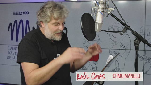Raúl Cimas: el 'making off' del Cuento de Navidad, como Manolo