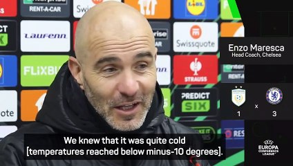 Maresca salutes Chelsea win in testing conditions