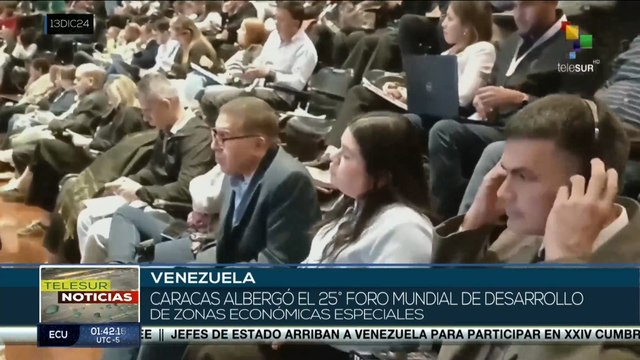 Caracas albergó el 25° foro mundial de desarrollo de zonas económicas especiales