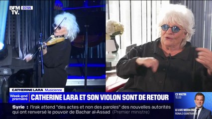 La musicienne Catherine Lara de retour sur scène avec son violon et un groupe de danseur urbain