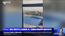 Le cyclone Chido frappe Mayotte avec de violentes bourrasques de vent mêlées à de fortes pluies