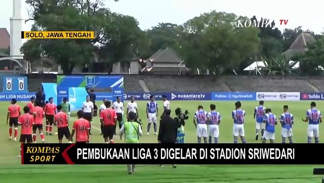 Kompetisi Liga 3 Resmi Dimulai di Stadion Sriwedari Solo