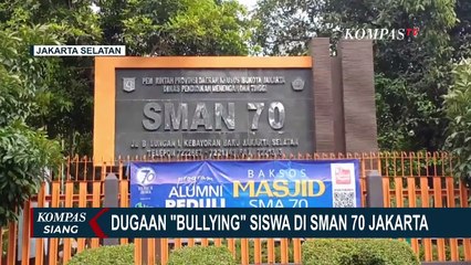 Polisi Akan Periksa Pelapor Dugaan Bullying di SMAN 70 Jakarta