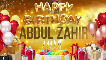 ABDUL ZAHiR - Happy Birthday Abdul Zahir