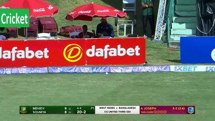 West Indies vs Bangladesh 3rd ODI Highlights 2024