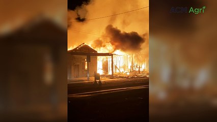 Royal Gurley Hotel engulfed by flames overnight in NSW northwest