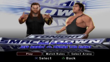 SVR 08 Retromix Edition PS2 - Andre The Giant Moveset Test.