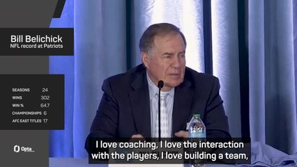 Belichick explains why he wants to coach in college football