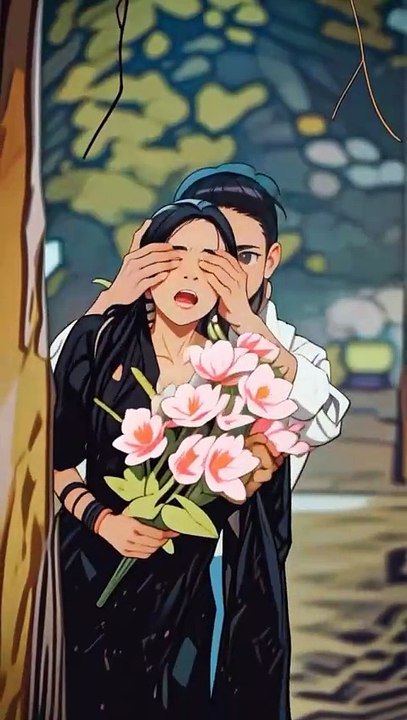 Tum chhupa na sakogi main woh raaz hoon .❤️💐 love forever ♾️ avatar link love forever ♾️ #couple #love #new #cartoon #trending #hug #romantic