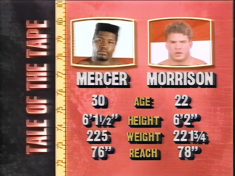 Ray Mercer vs Tommy Morrison - TVKO 10-18-91