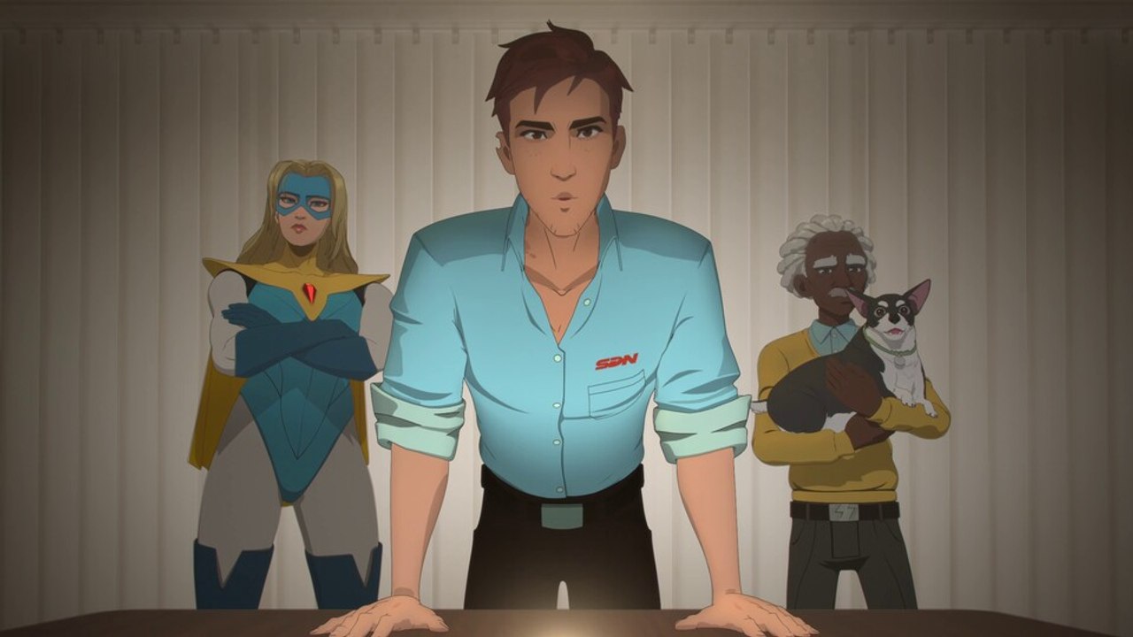 Superhelden und Bürokratie: Das Story-Adventure Dispatch setzt auf zahlreiche Hollywood-Stars