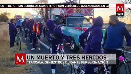 En Tlaxcala, una persona pierde la vida y tres más heridas tras siniestro durante una peregrinación