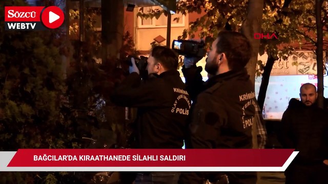 Bağcılar'da, kıraathanede silahlı saldırı: 1 ölü